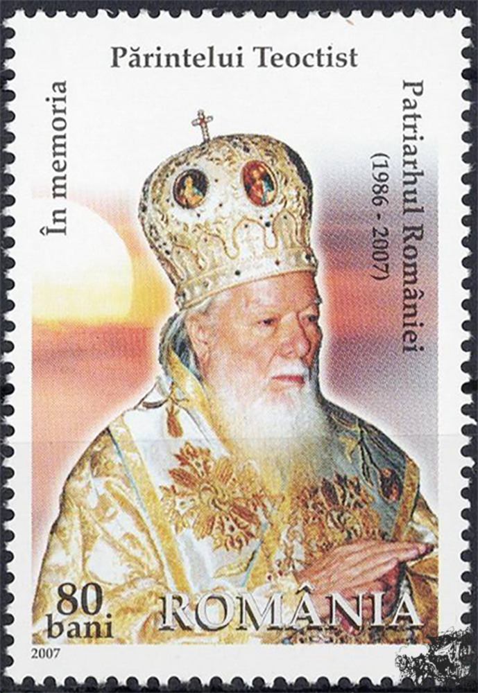 Rumänien 2007 ** - Tod von Patriarch Teoctist I.