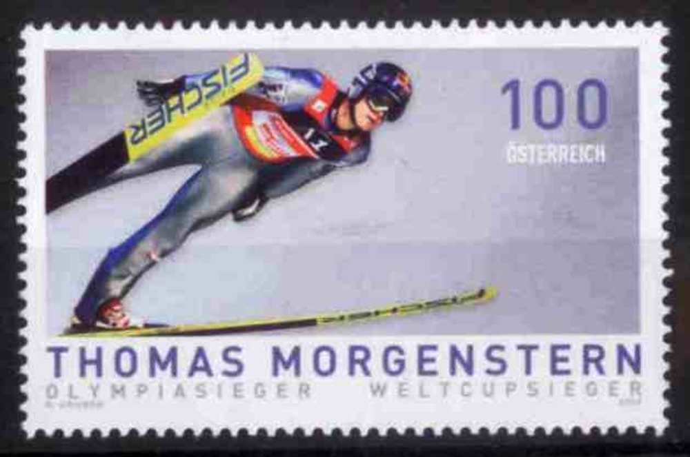 Österreich ** 2008 - 1,00 Euro “Thomas Morgenstern“