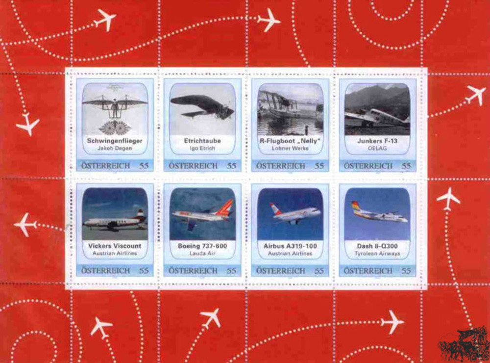 Zivilluftfahrt in Österreich - 2008, Marken.Buch Zivilluftfahrt in Österreich - 2008, Marken.Buch