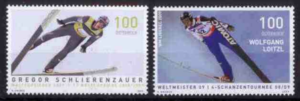 Österreich 2009 ** - 2 x € 1,00 - Tag des Sports Österreich 2009 ** - 2 x € 1,00 - Tag des Sports