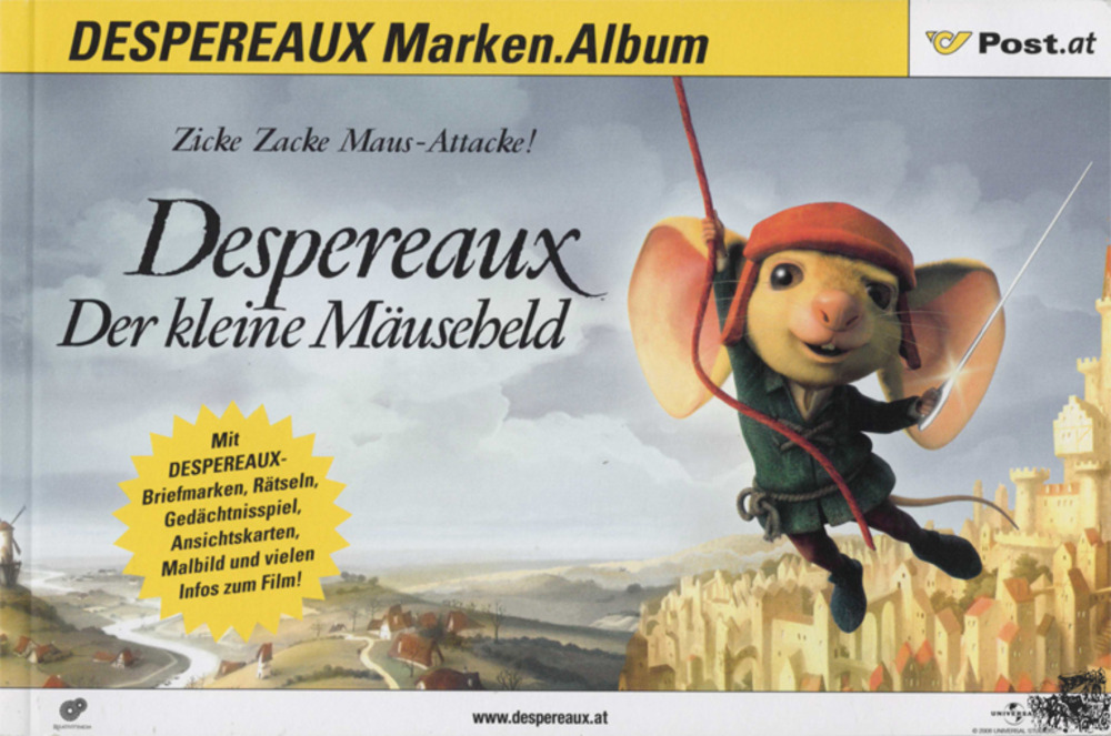 DESPEREAUX, Der kleine Mäuseheld 2009 - Marken.Alben DESPEREAUX, Der kleine Mäuseheld 2009 - Marken.Alben