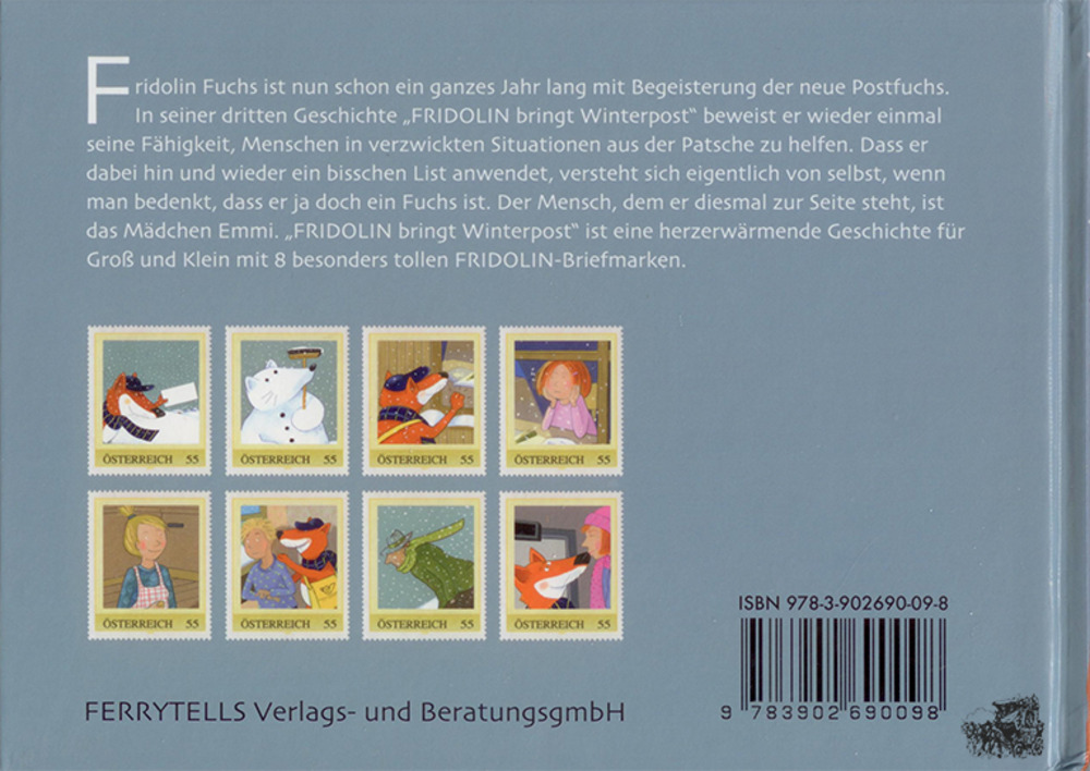 Fridolin bringt Winterpost - 2009, Marken.Buch 
