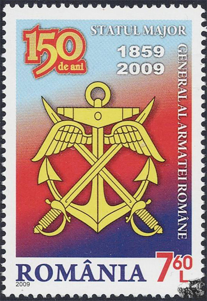 Rumänien 2009 ** - 150 Jahre Generalstab der rumänischen Armee