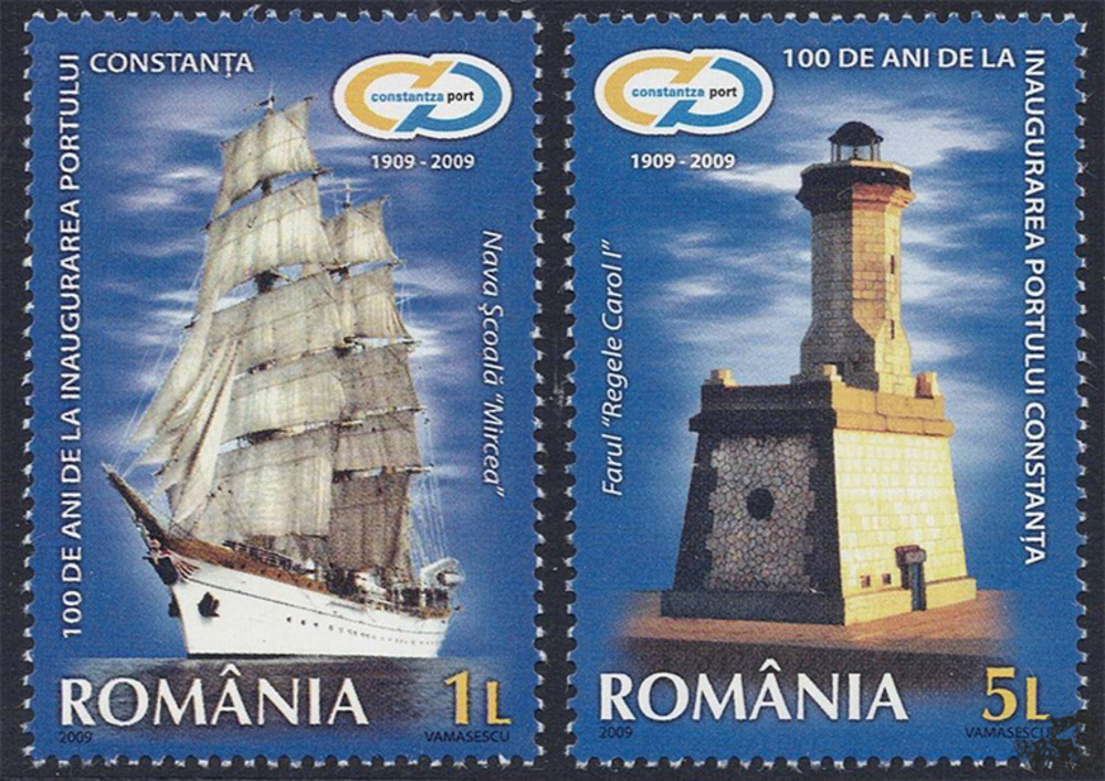 Rumänien 2009 ** - 100 Jahre Hafen von Constanța