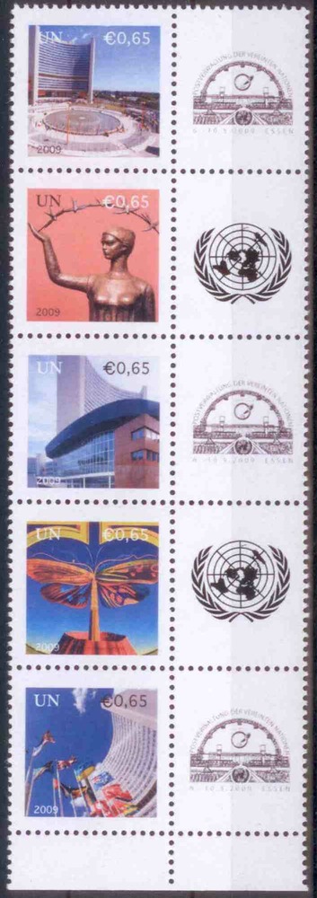 UNO Wien 2009 - ** , € 3,25 - Grußmarken: Internat. Briefmarkenmesse, Essen