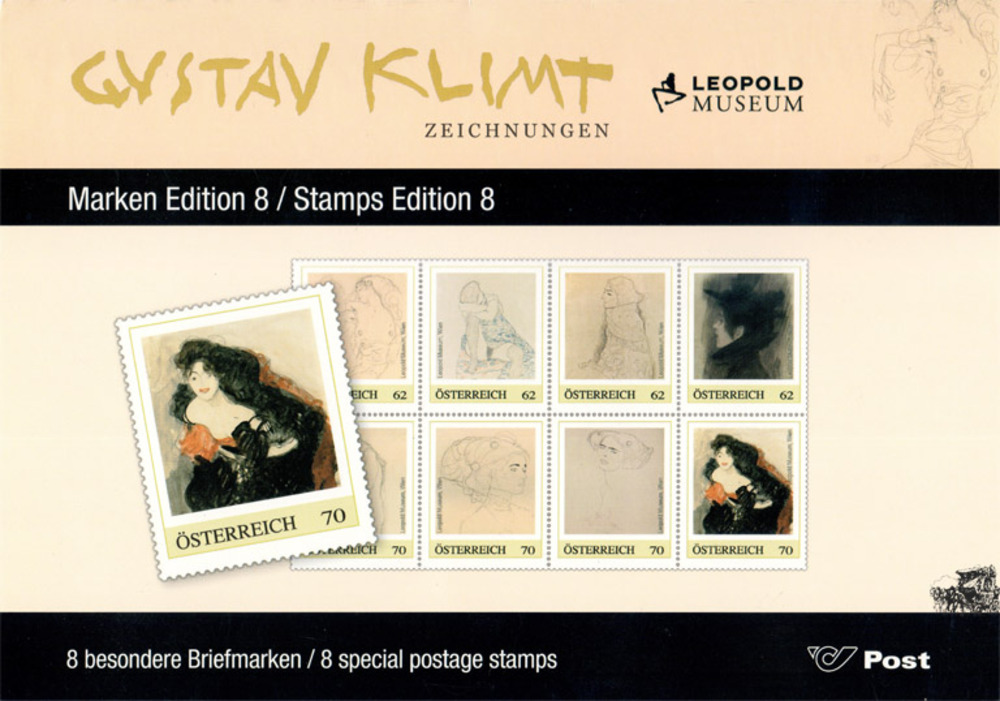 Gustav Klimt, Marken.Edition 8 Gustav Klimt, Marken.Edition 8