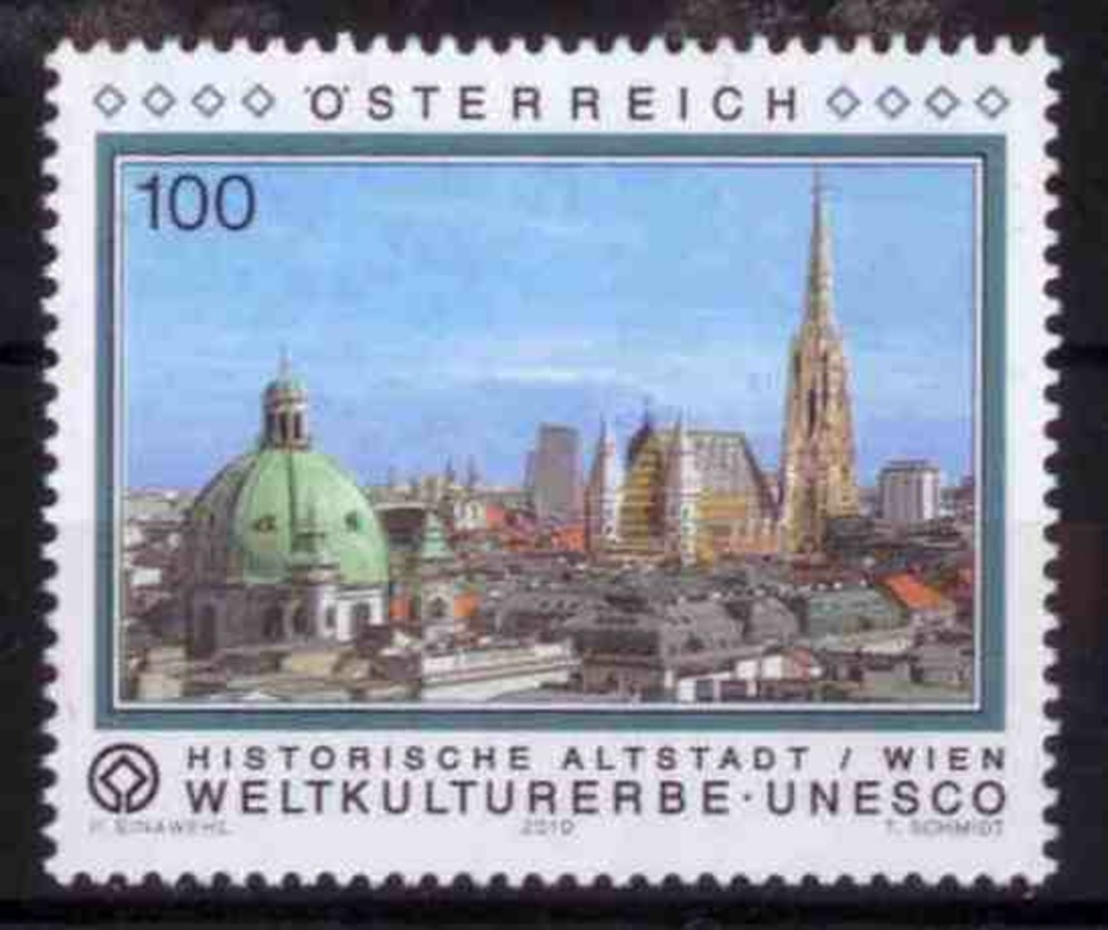 Österreich 2010 o - 1,00 € - Weltkulturerbe UNESCO Österreich 2010 o - 1,00 € - Weltkulturerbe UNESCO