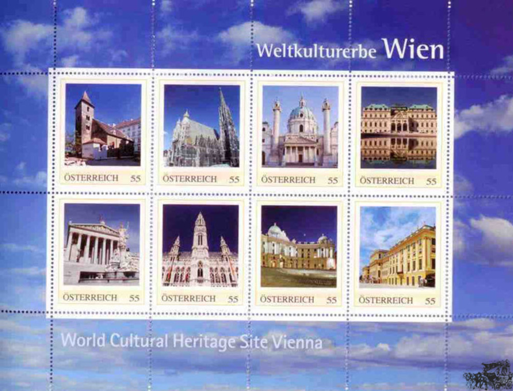 Weltkulturerbe Wien - 2010, Marken.Buch 