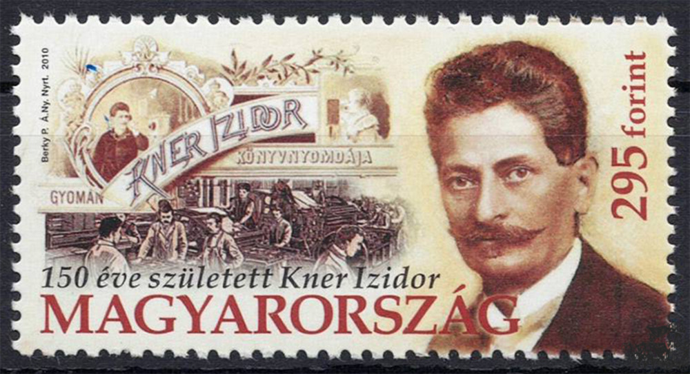 Ungarn 2010** - 150. Geburtstag von Izidor Kner