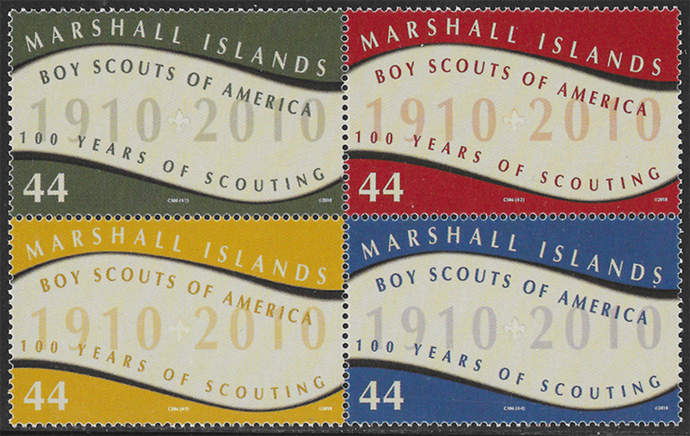 Marshall Inseln 2010 ** - 100 Jahre Pfadfinder in Amerika