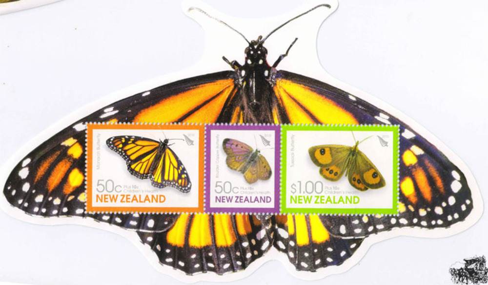 Neuseeland  2010 **, $ 2,30 - Schmetterlinge
