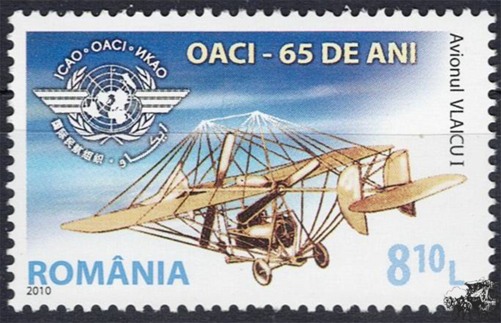 Rumänien 2010 ** - 65 Jahre Internationale Zivilluftfahrtorganisation (ICAO)