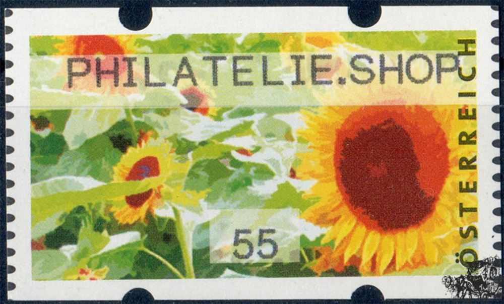 Österreich 2011 Automatenmarke ** - € 0,55 - Sonnenblumen: PHILATELIE.SHOP