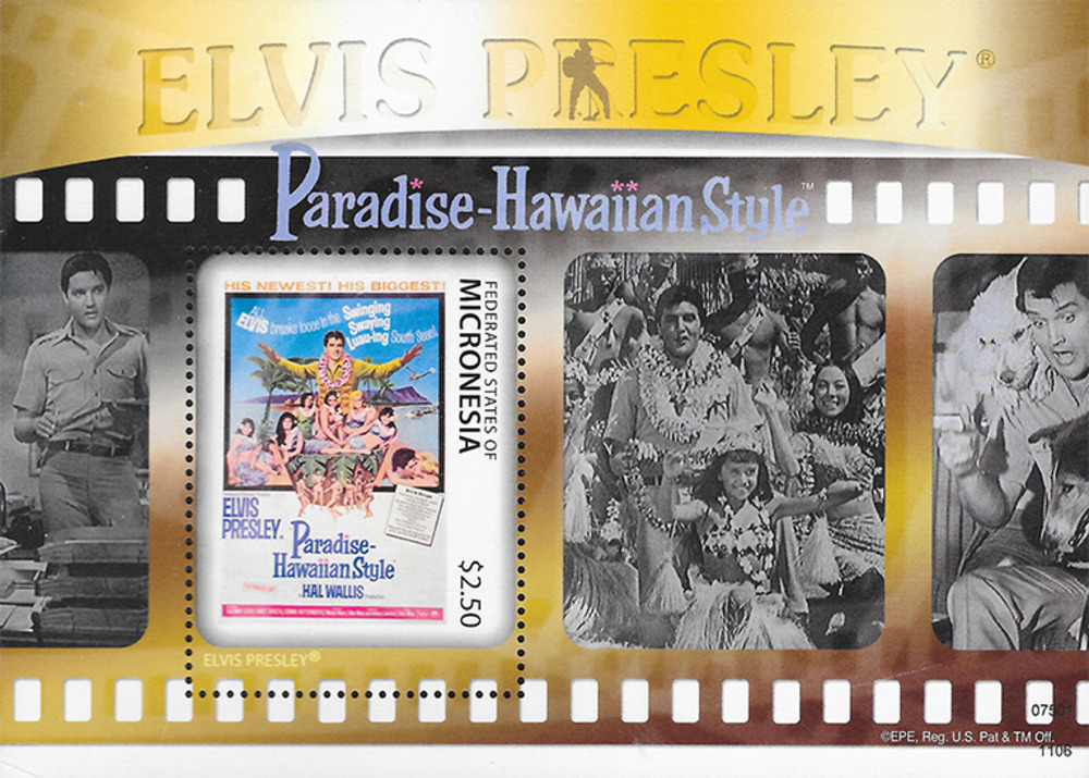 Mikronesien 2011 ** - Elvis Presley, auf Filmplakat