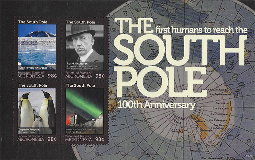 Mikronesien 2011 ** - 100. Jahrestag des Erreichens des geographischen Südpols