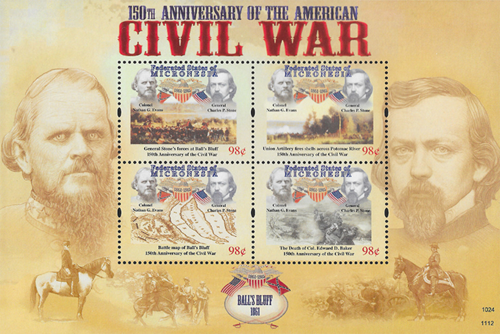 Mikronesien 2011 ** - amerikanischer Bürgerkrieg (Evans-Stone)