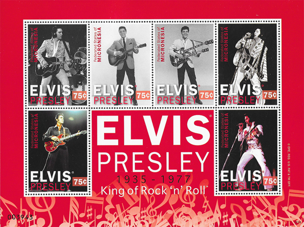 Mikronesien 2011 ** - Elvis Presley, rot