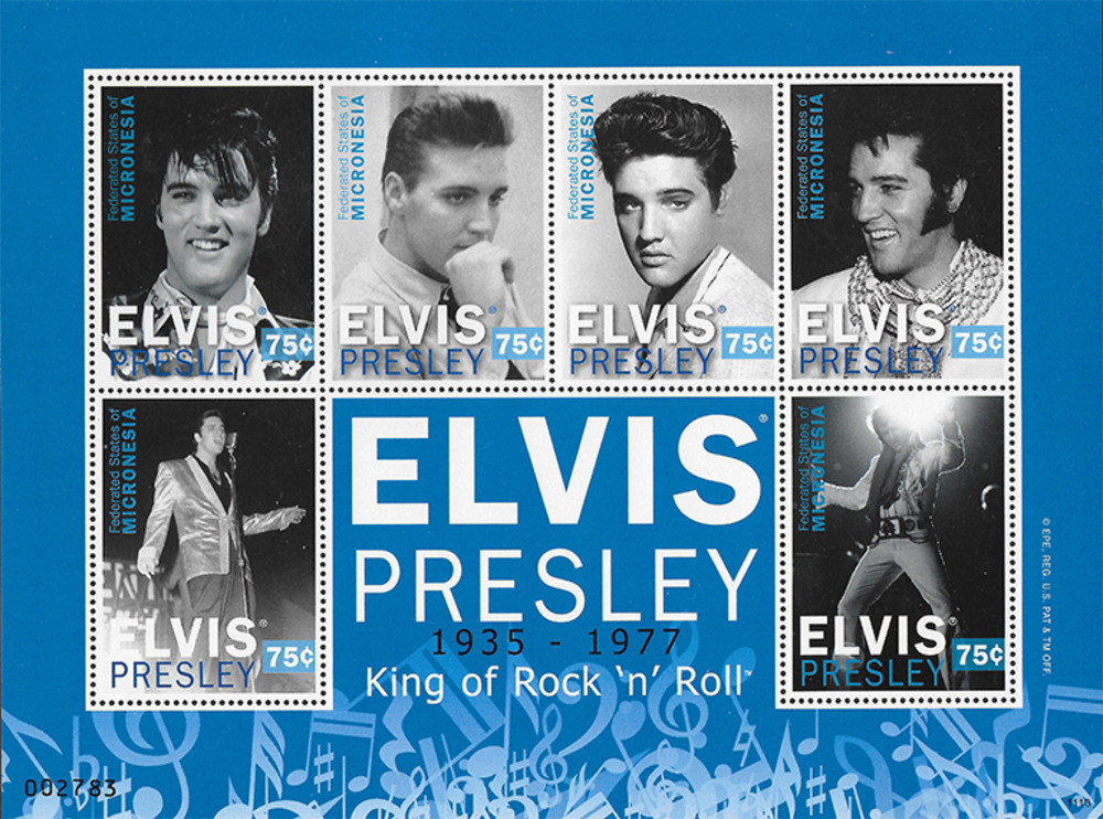 Mikronesien 2011 ** - Elvis Presley, blau