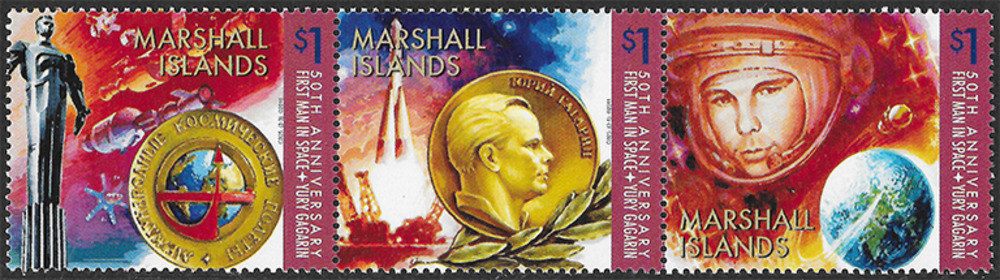 Marshall Inseln 2011 ** - 50 Jahre bemannte Weltraumfahrt