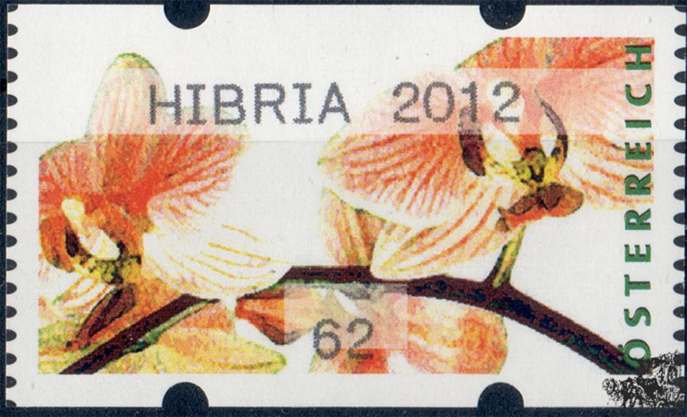 Österreich 2012 Automatenmarke ** - € 0,62 - Orchideen: HIBRIA 2012