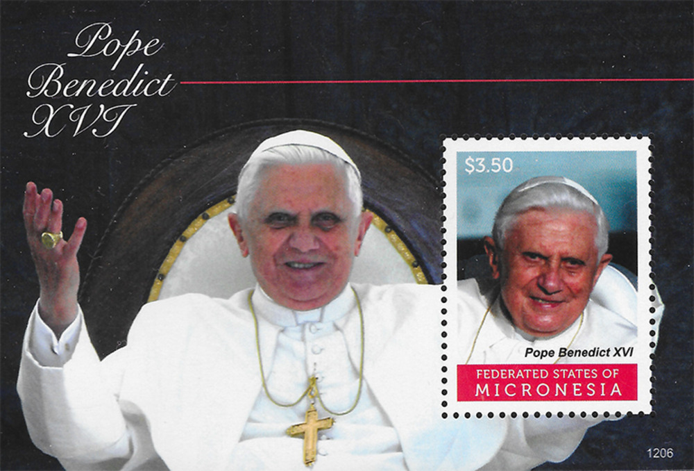 Mikronesien 2012 ** - Papst Benedikt XVI., Porträt
