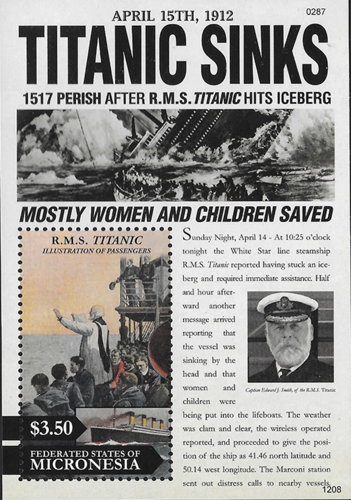 Mikronesien 2012 ** - Segnung des Meeres von Bord der „Titanic“ aus