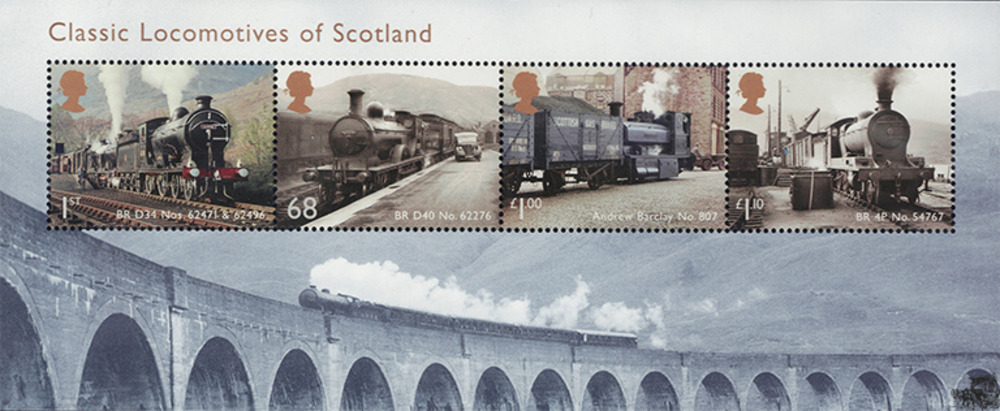 Großbritannien 2012 ** - Klassische Lokomotiven aus Schottland