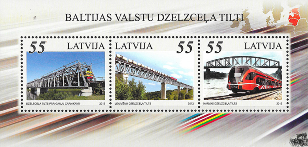 Lettland 2012 ** - Eisenbahnbrücken