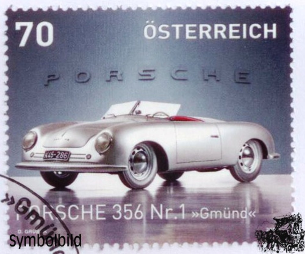 Österreich 2013 o - 0,70 € Autos - Porsche 356 Nr. 1 Gmünd Österreich 2013 o - 0,70 € Autos - Porsche 356 Nr. 1 Gmünd