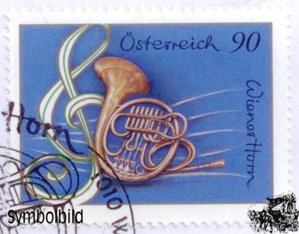 Österreich 2013 o - 0,90 € Musikinstrumente - Wiener Horn Österreich 2013 o - 0,90 € Musikinstrumente - Wiener Horn