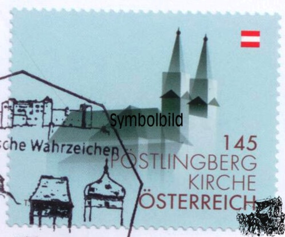 Österreich 2013 o - 1,45 € Freimarke: Österreichische Wahrzeichen - Pöstlingberg Kirche