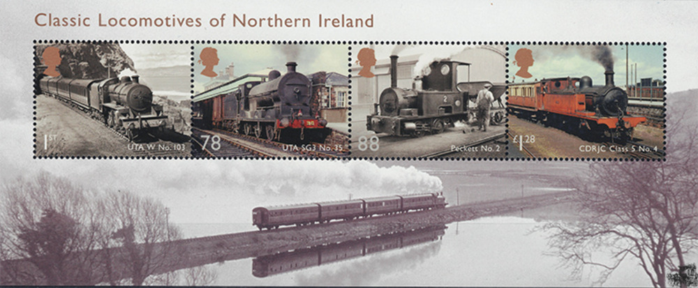Großbritannien 2013 ** - Dampflokomotiven aus Nordirland, W-Klasse