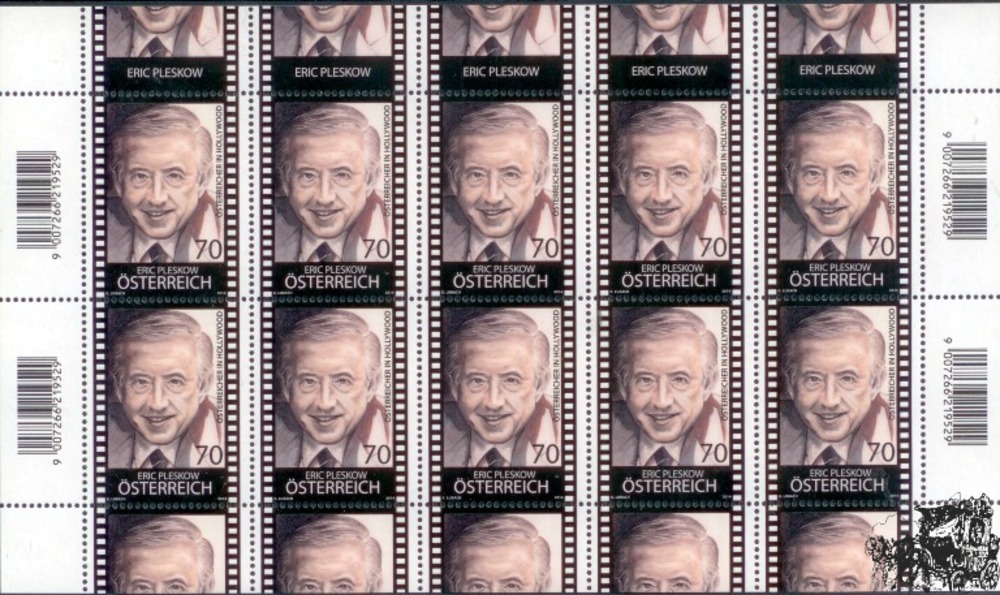 Österreich 2014 - 10 x € 0,70, “Eric Pleskow“