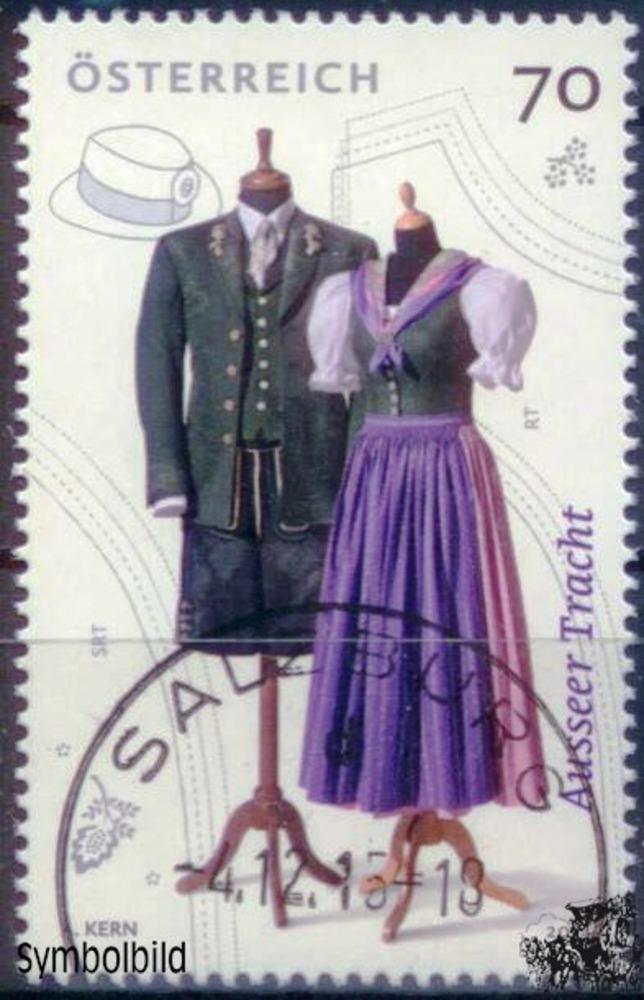 Österreich 2014 o - € 0,70 - Ausseer Tracht Österreich 2014 o - € 0,70 - Ausseer Tracht