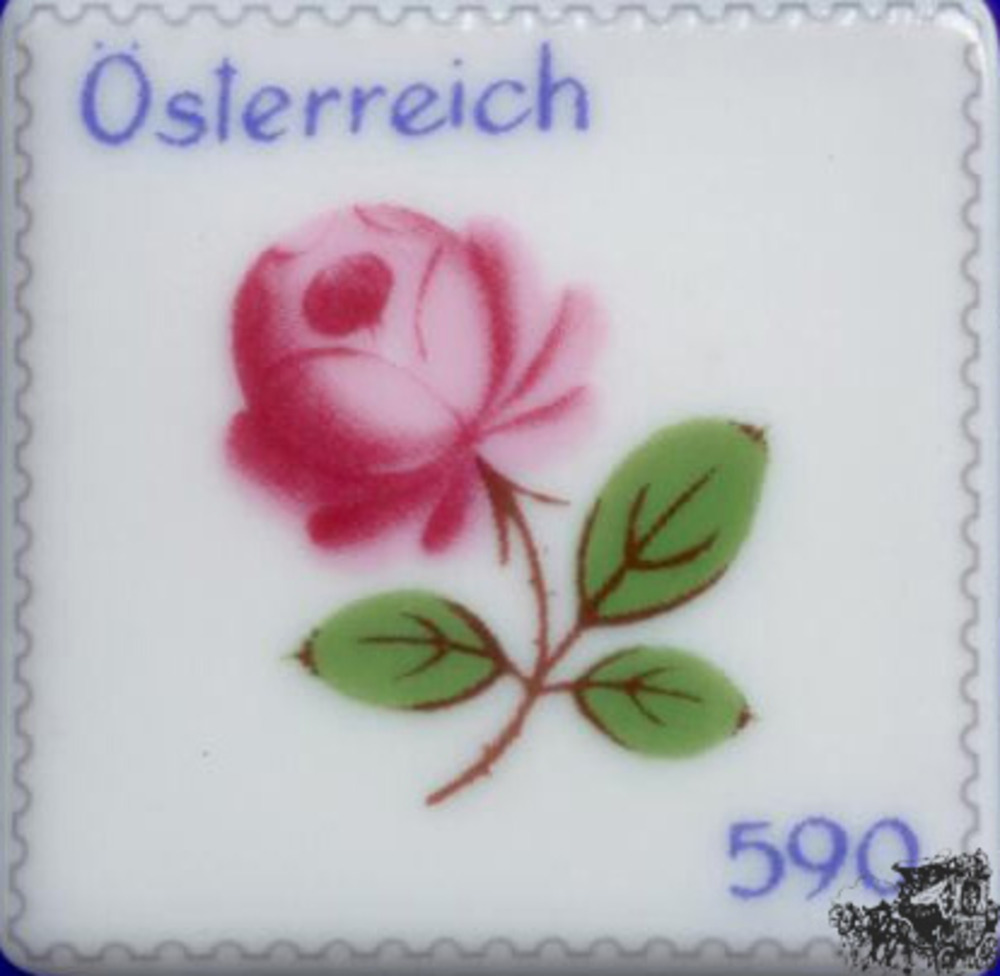 Österreich 2014 o - 5,90 € - Augarten Porzellan Wiener Rose