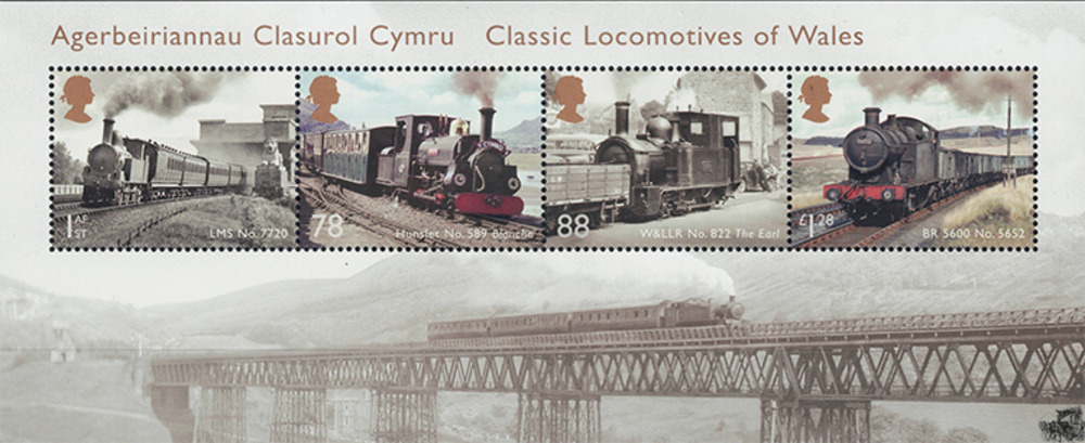 Großbritannien 2014 ** - Dampflokomotiven aus Wales