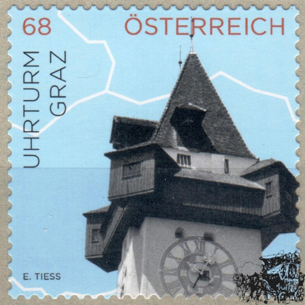 Österreich ** 2015 0,68 € - Uhrturm Graz Österreich ** 2015 0,68 € - Uhrturm Graz