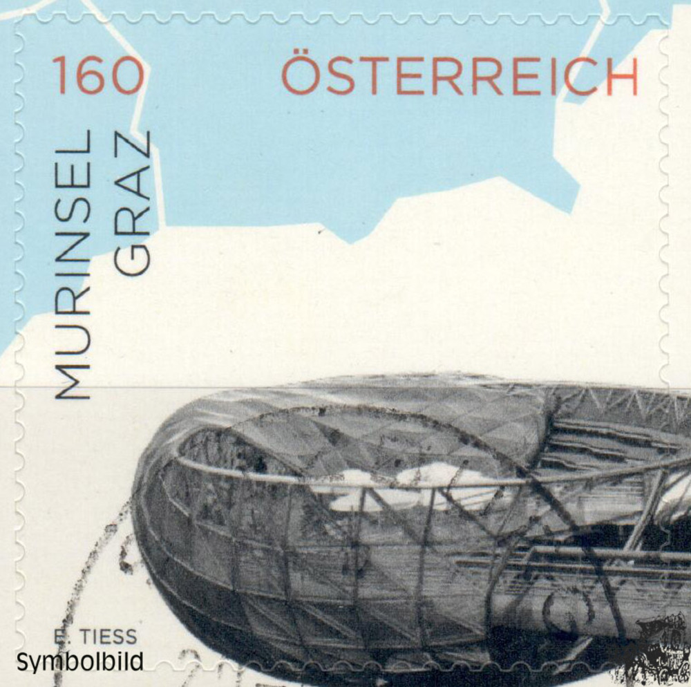 Österreich o 2015 1,60 € - Murinsel Graz