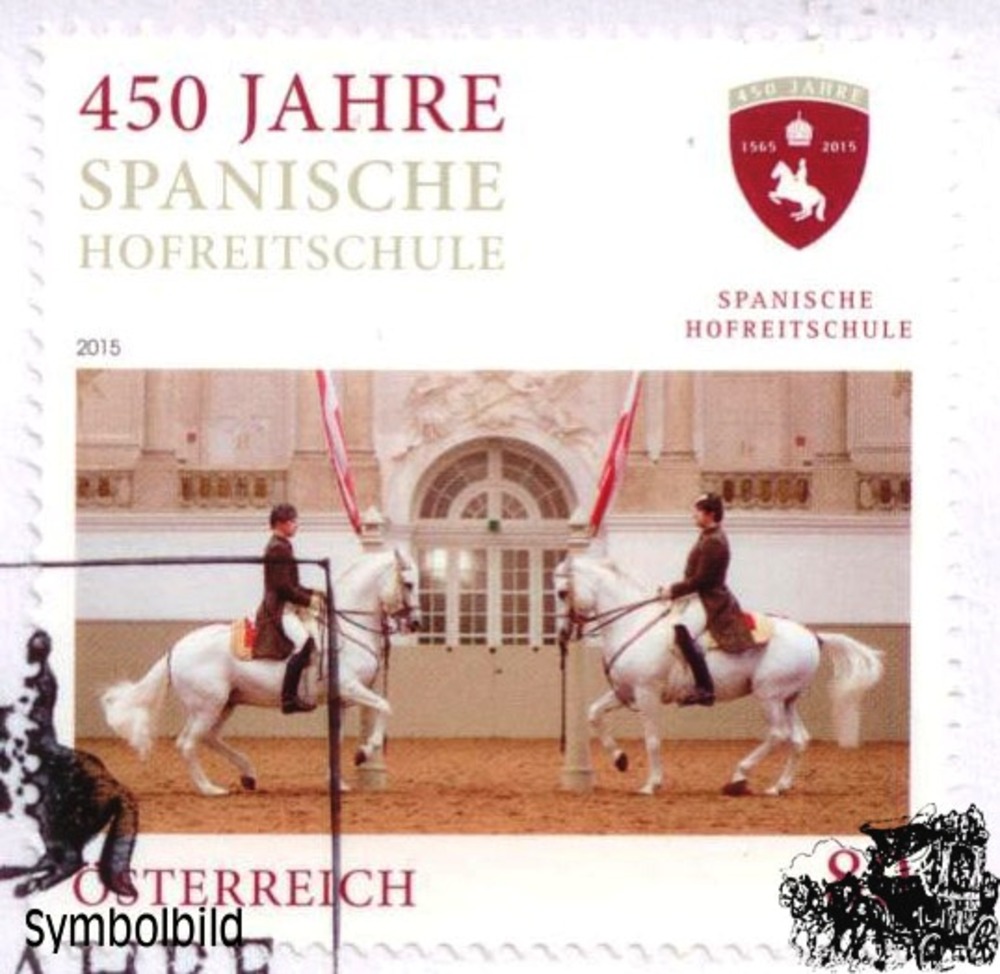 Österreich o 2015 0,80 € - '450 J. Spanische Hofreitschule' Österreich o 2015 0,80 € - '450 J. Spanische Hofreitschule'