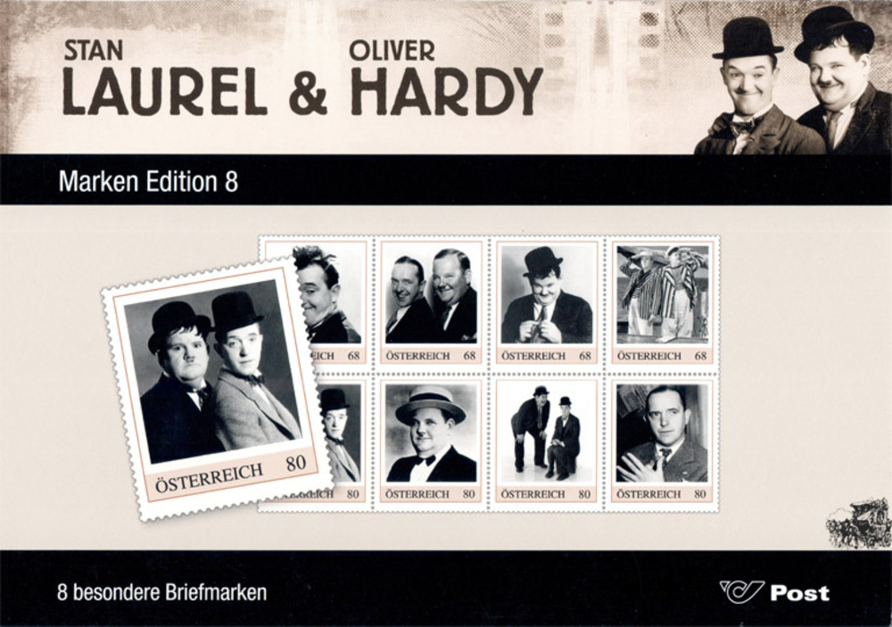 Stan Laurel & Oliver Hardy, Marken.Edition 8 Stan Laurel & Oliver Hardy, Marken.Edition 8