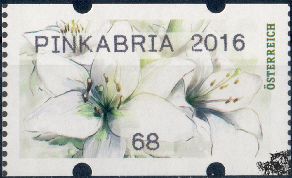 Österreich 2016 Automatenmarke ** - € 0,68 - Lilie: PINKABRIA 2016