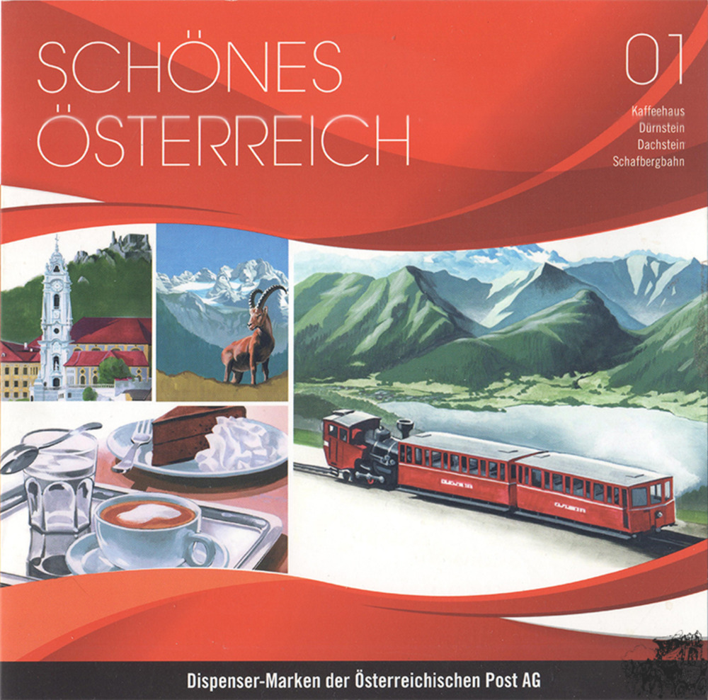Österreich 2017 - Dispenser-Marken, 1. Serie - Folder - selten! Österreich 2017 - Dispenser-Marken, 1. Serie - Folder - selten!