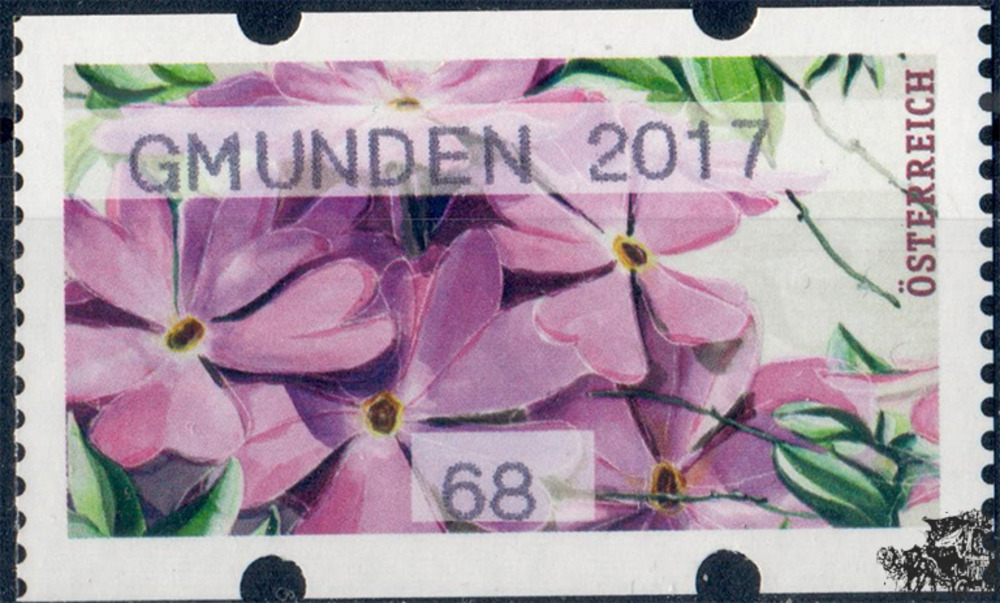 Österreich 2017 Automatenmarke ** - € 0,68 - Clusius-Primel: GMUNDEN 2017