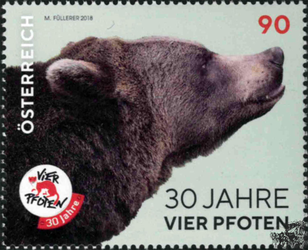 Österreich ** 2018 € 0,90 - VIER PFOTEN