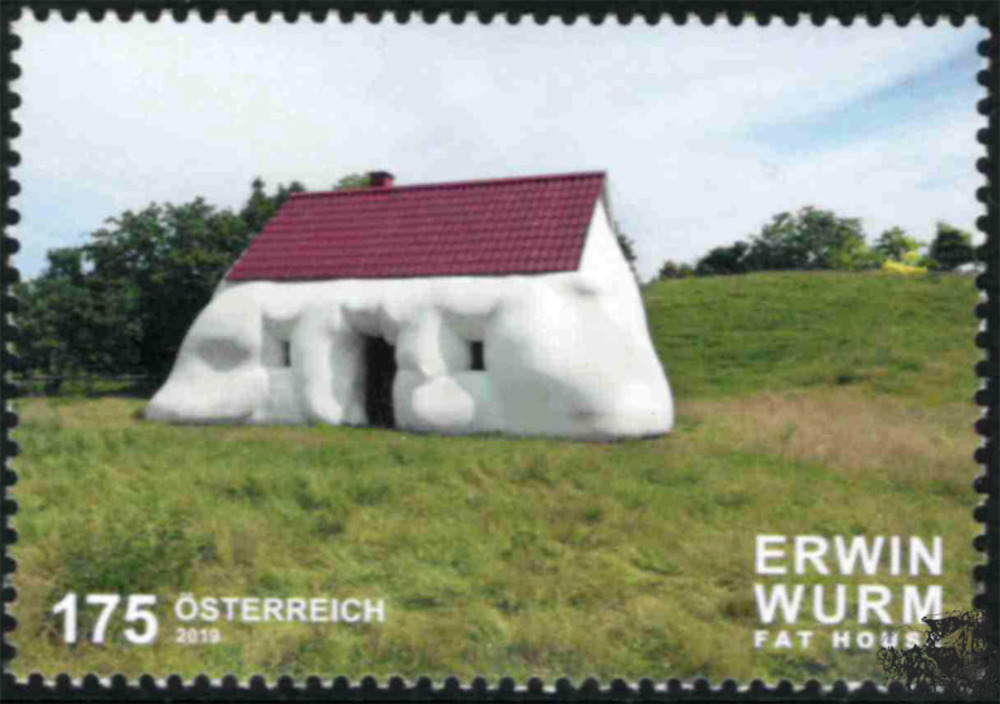 Österreich ** 2019 € 1,75 - Erwin Wurm - Fat House Österreich ** 2019 € 1,75 - Erwin Wurm - Fat House