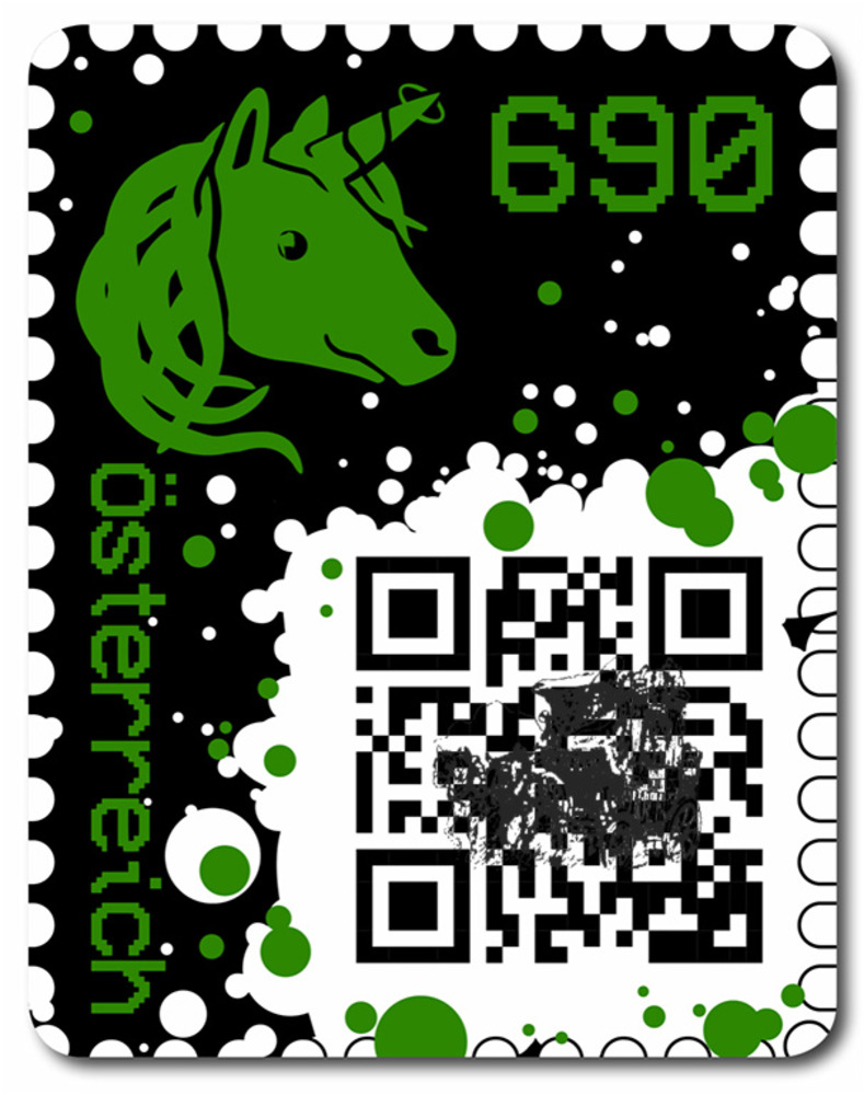 Briefmarken Strasser Webshop | Shop - 6,90 - Crypto stamp - grün - 6  stelliger Code - Österreich FDC 2019