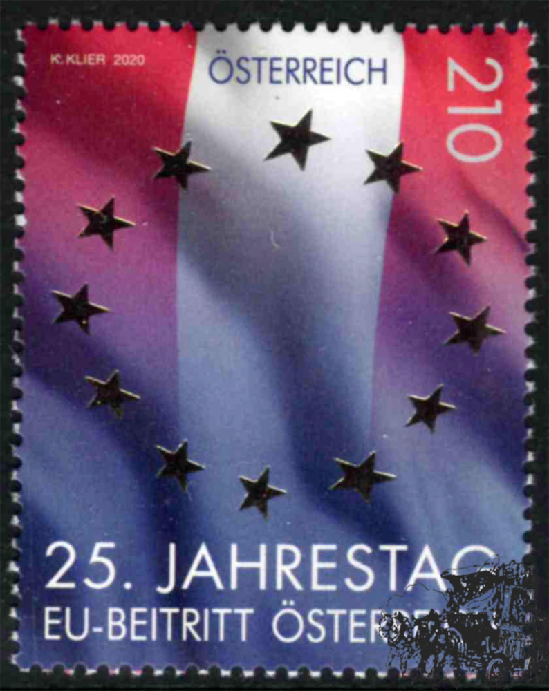 Österreich 2020 ** - 2,10 € - 25 Jahre EU-Beitritt Österreich