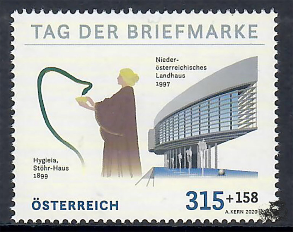 Österreich 2020 ** - 3,15+1,58 € - Tag der Briefmarke 2020 - St. Pölten