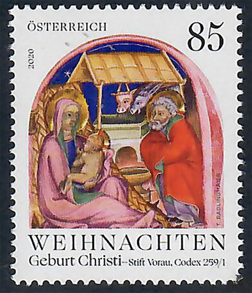 Österreich 2020 o - € 0,85 - Weihnachten 2020 - Geburt Christi