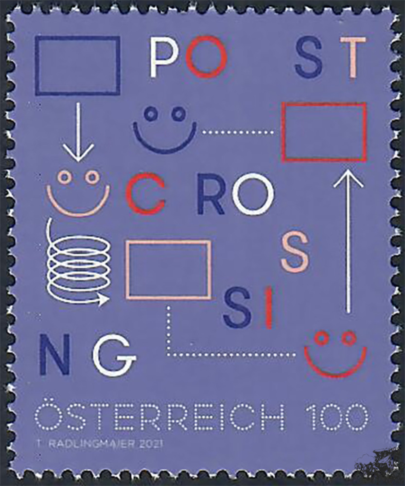 Österreich ** 2021 - €1,00 - Postcrossing
